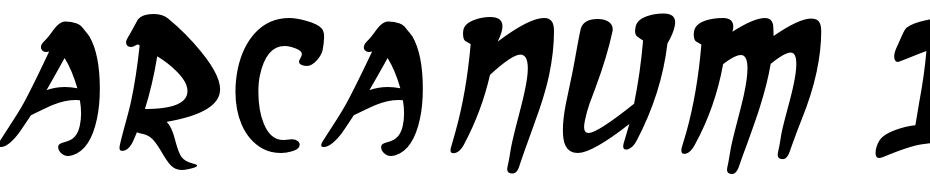 Arcanum Italic Yazı tipi ücretsiz indir